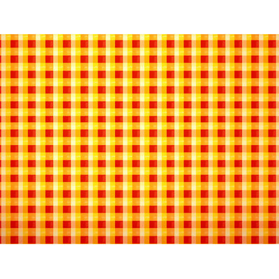 Édredon motif vichy rouge