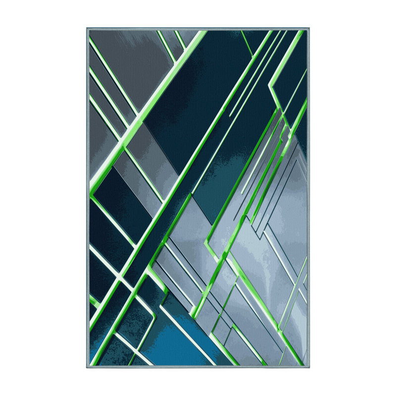 Galactic Prism Rug, Rectangle 8' x 10'