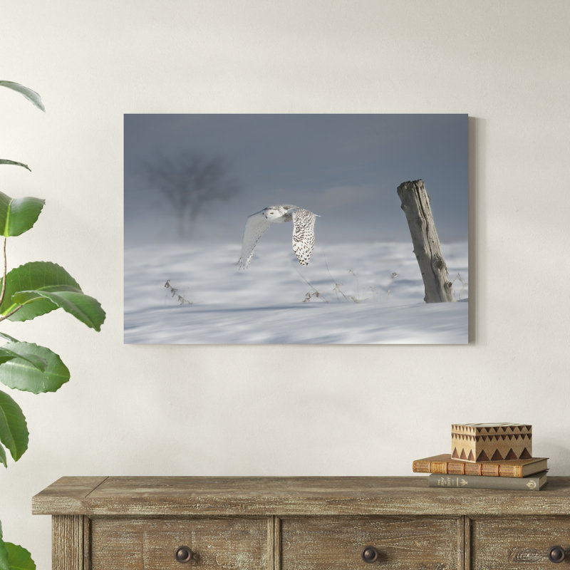 Hibou en vol VI, H 24 po x l 36 po x P 1,25 po