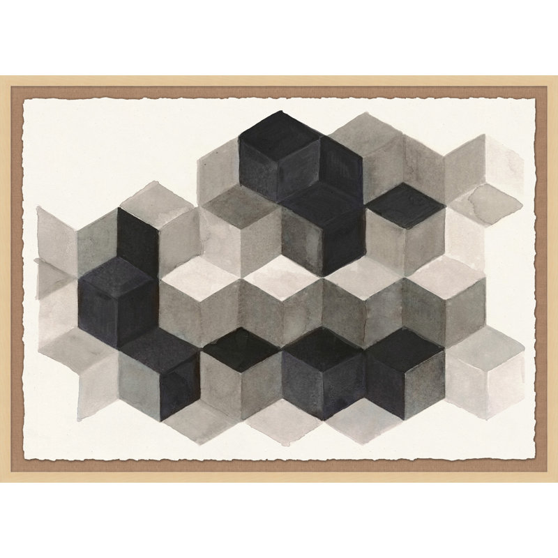 «Perimeter Study», reproduction d'art graphique encadrée sur verre