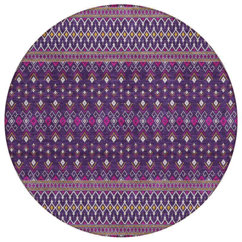  Emblyn Door Mat, Round 8'