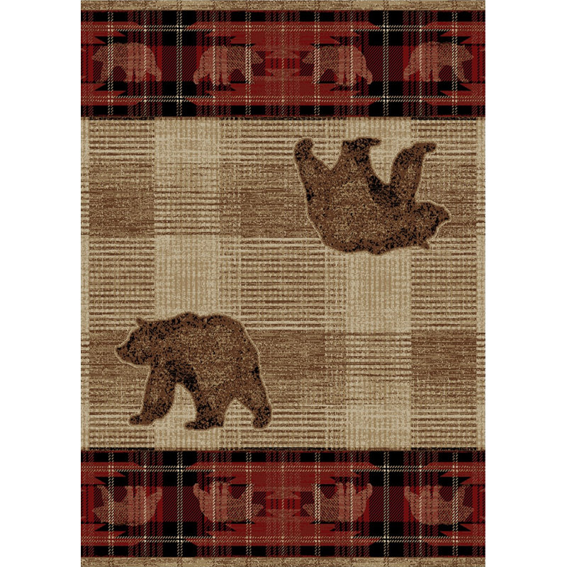 Lucama Plaid Indoor Rug, Rectangle 7'10" x 9'10"