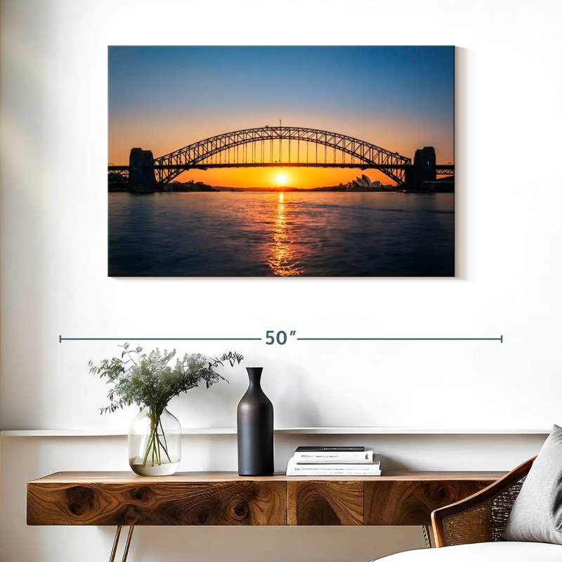 Lilie Sydney Harbour Bridge Sunrise, H 26 po x l 39 po