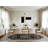 Machine Washable Tabriz Brown Area Rug-1747596957