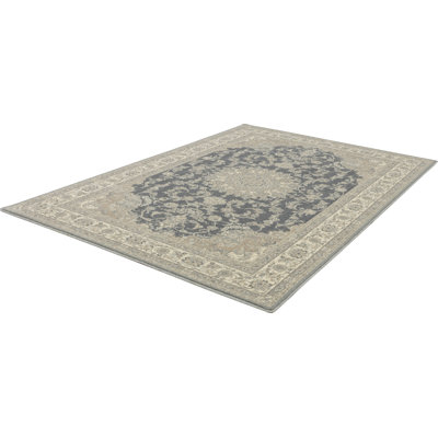 Beatrice Power Loom Grey Rug by Agnella