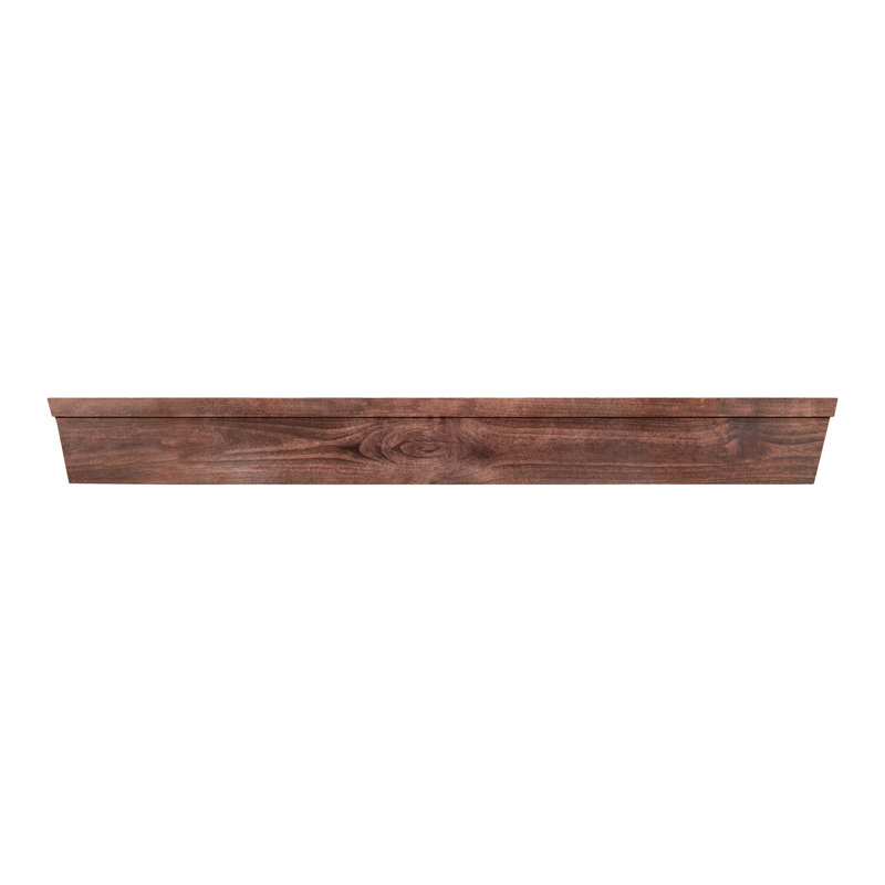 Valencia Fireplace Mantel, 60", Brown Wood