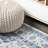Yenovk Ornate Medallion Persian Blue/Gray Rug-44296924
