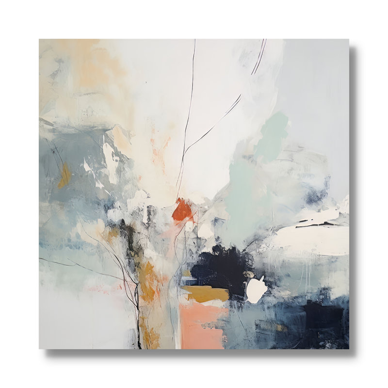 «Ethereal Blue Beats II» par Irena Orlov, 12'' W x 12'' H, Toile tendue, No Frame