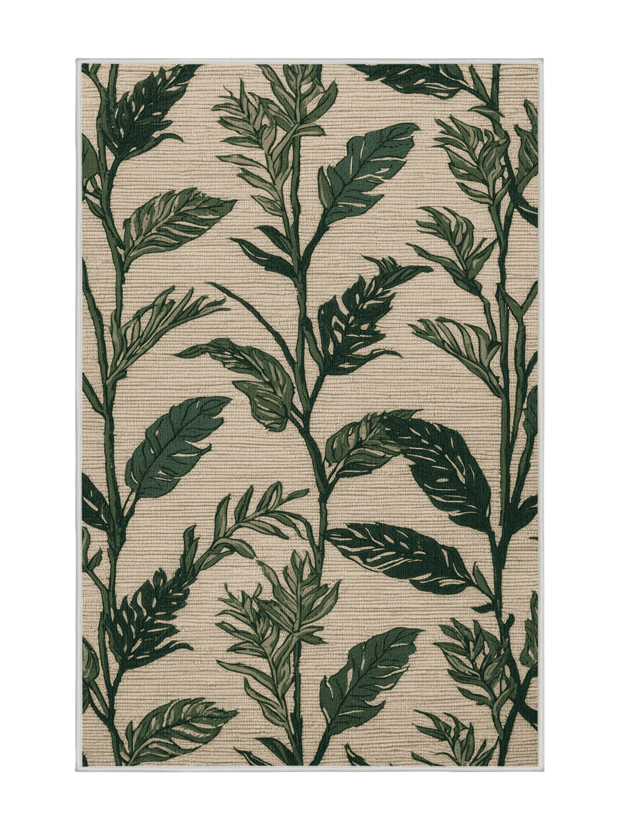 One Allium Way® Washable Purslane Vegetables Area Rug | Wayfair