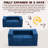 Kids and Toddler Play Couch, Convertible Folding Sofa,10 in 1 Multifunctional Modular Kids Sofa for Playing, Creativing, Sleeping-129448636