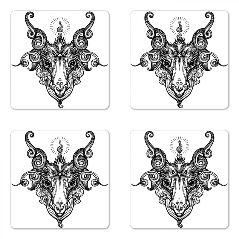 Sous-verre pentacle