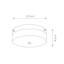 Harworth Flush Mount-25305090-25305092