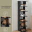Range-chaussures 7 rangées, 7 paires, range-chaussures étroit avec crochets-1113988841-1110997339