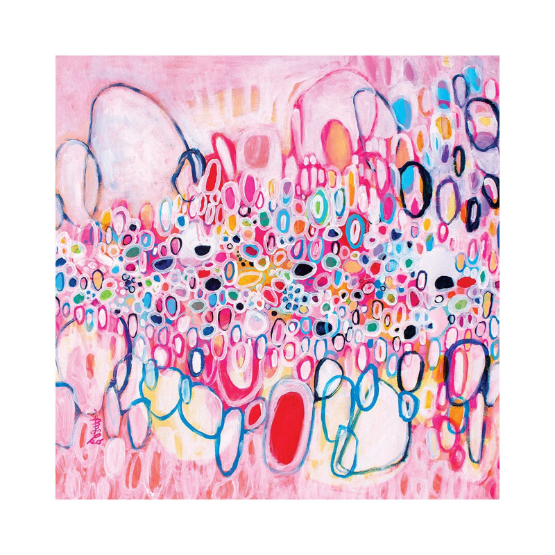 Treasure Island By Misako Chida - Wrapped Canvas Painting by Misako Chida - Wrapped Canvas Painting, 66.04 cm H x 66.04 cm W