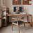 Walnut Rectangular Solid Wood desks-107284043-107284044