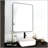 Bathroom Mirror Black Aluminum Frame