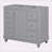 35.28'' Single Bathroom Vanity Base Only-100010021