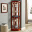 Vitrine de coin éclairée 6 tablettes-1740388942
