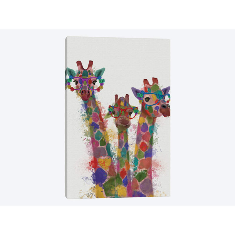 Fab Funky - Wrapped Canvas Print, 66.04 cm H x 45.72 cm W x 1.91 cm D