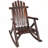 Durable Wooden Porch Rocker Chair for Relaxing Outdoors and Adding Rustic Charm to Your Patio-83063718