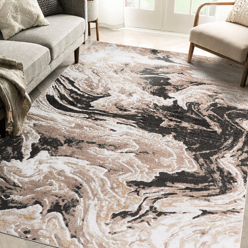 Tapis tissé de 8 po x 10 po L.