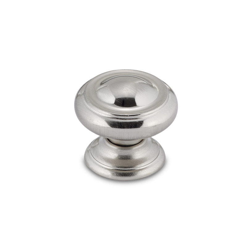 Poignée ronde Expression 1 5/16 po de diamètre, Nickel brossé
