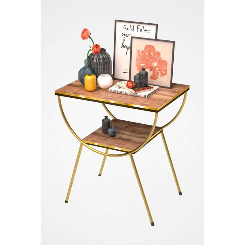 Aveline 18cm Console Table, Walnut