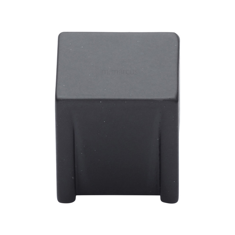 Heritage Brass Podium Cabinet Knob, Black Matt