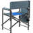 Folding Chair With Construction - 2 Lightweight For Outdoor, Blue/Grey Oversized Storage Pockets Comfortable Outdoor Adventures,
