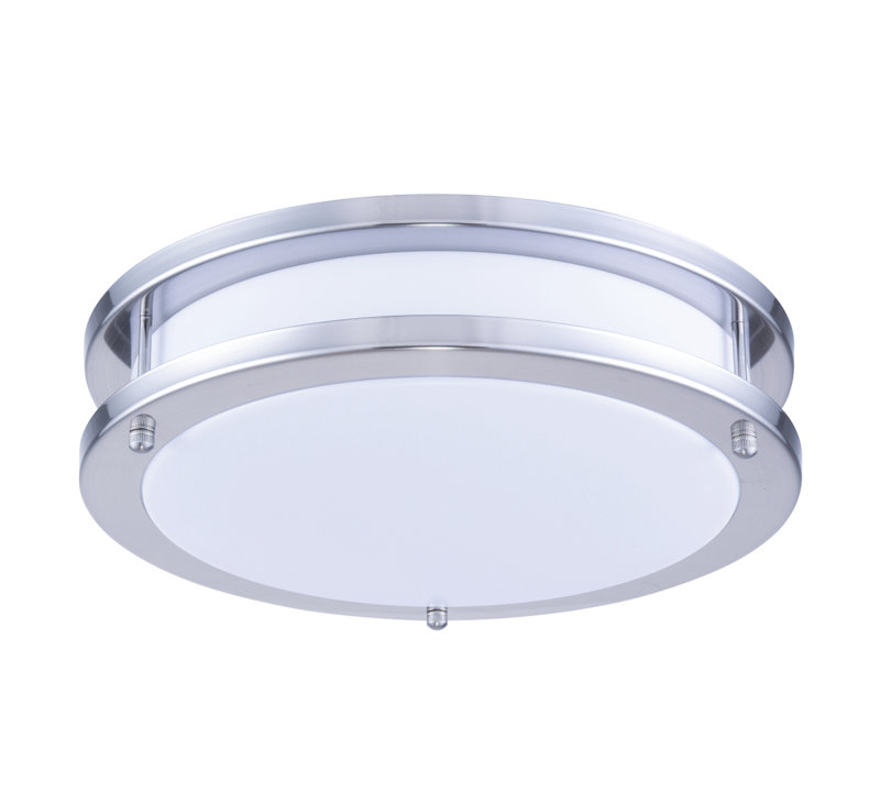Plafonnier encastré simple 12 po Laveta, 17 W, H 3 po x l 12 po x P 12 po