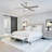Vaczon 52" 5 - Blade Modern Ceiling Fan with 3CCT LED Lights and Remote Control-571703629