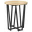  Side Table Set 2 Pcs Old Wood And Black 50 X 50 X 50.5 Cm-2071023653