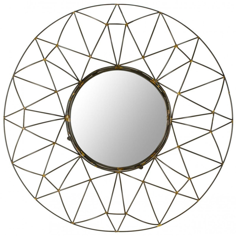 Kyle Metal Flat Wall Mirror