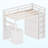Gerrilyn Kids Twin Loft Bed with Drawers-22862740