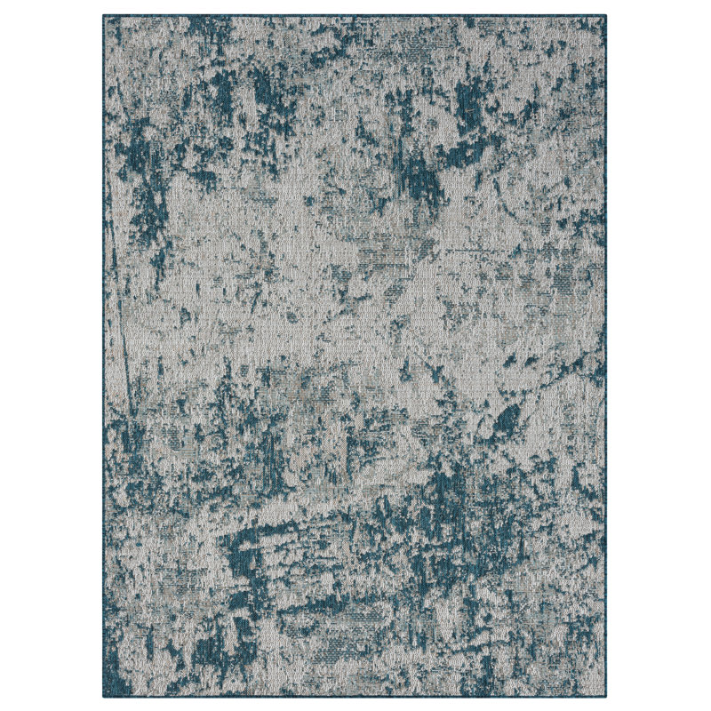 Abstract Indoor Rug, Rectangle 7'7" x 10'