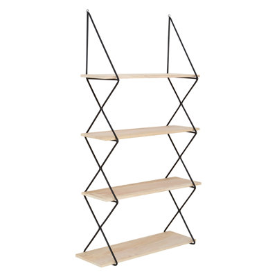 Bilst 4 Piece Solid Wood Tiered Shelf