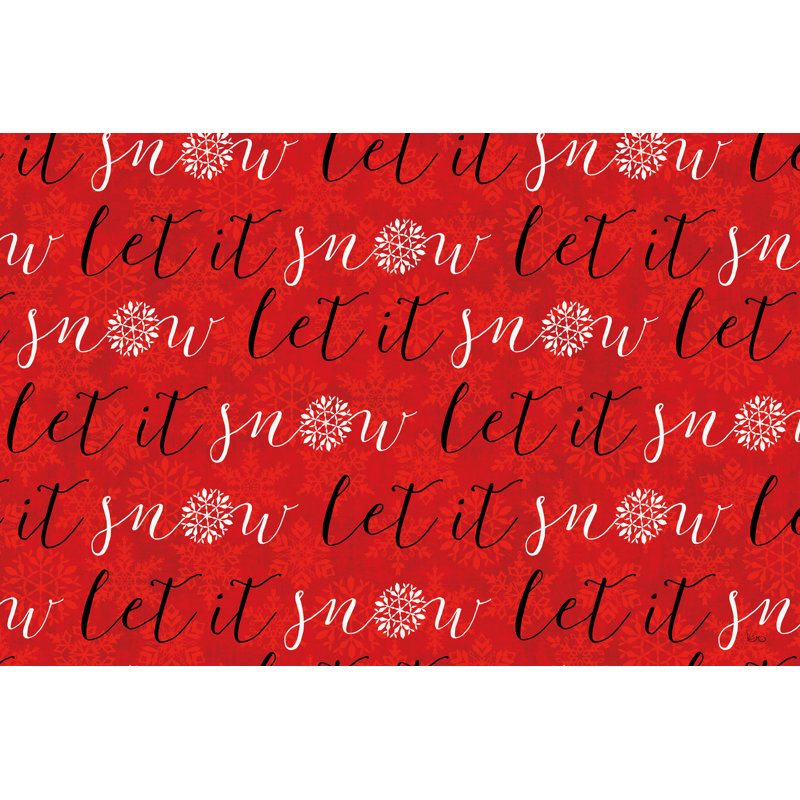 Holiday Charms V Red by Veronique Charron - Wrapped Canvas Print, 30cm H x 46cm W