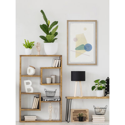 Yellow Rectangle by Marmont Hill - Single Picture Frame Painting