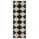 Machine Washable Easy Jute Area Rugs for Living Room Bedroom Distressed Checkered Office Carpet High Traffic Entryway Rug Non Slip Backing Trellis Farmhouse Floor Cover