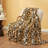 Animal Print Milk Plush Throw Blanket - Soft 330GSM Fleece Blanket for Bedroom Couch Sofa-109832614-109832624