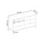 140 cm W Chest of 6 Drawers