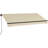 Outsunny Polyester Cover Retractable Patio Awning-98262357-112964796-112964800