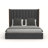 Dipson Upholstered Wingback Bed-1252188071-1252188075