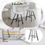 Tabouret de bar en tissu texturé Modern