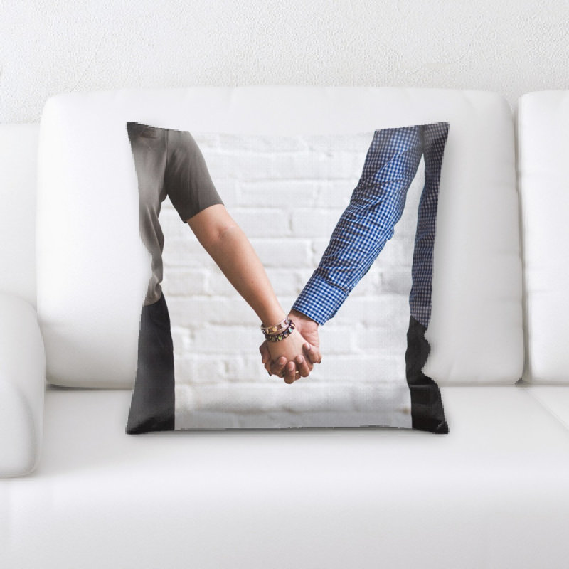 Coussin décoratif couple