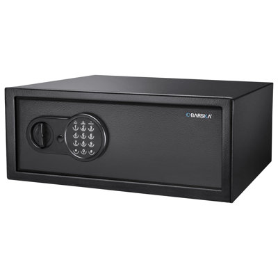 1.2 Cu. Ft. Digital Keypad Steel Security Safe with Silent Mode and Pry-Resistant Deadbolts