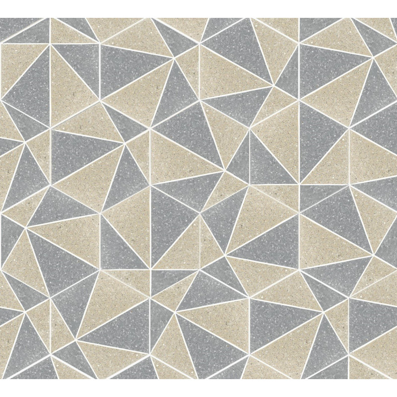 Pinnacle 9" x 8" Cement Patterned Wall & Floor Tile, Cliffside