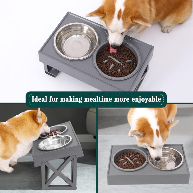Elevated Feeder, Silver