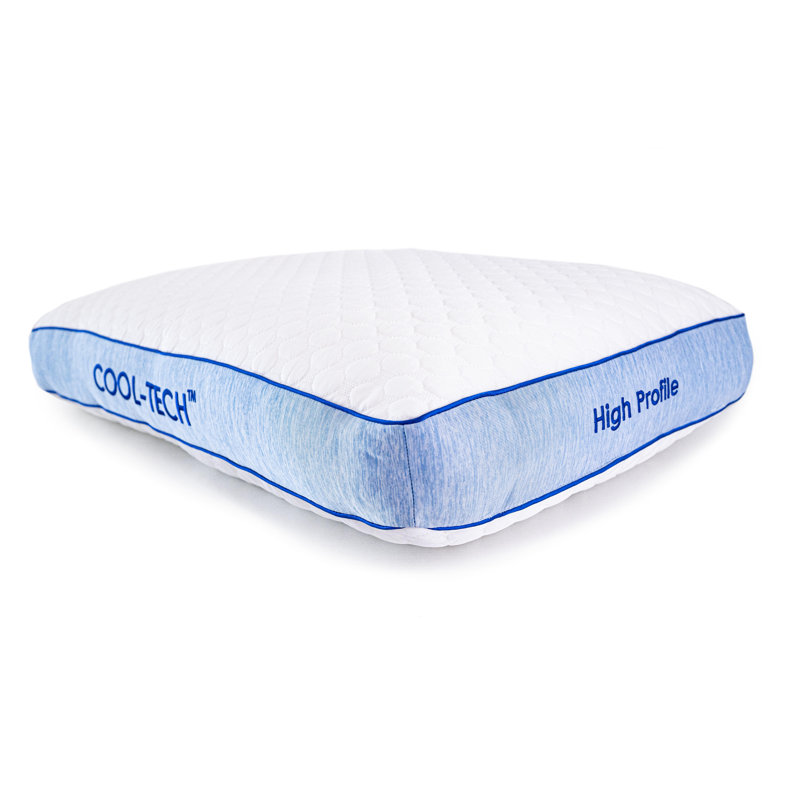 Oreillers blancs Cool-Tech, Gris / blanc, Très grand