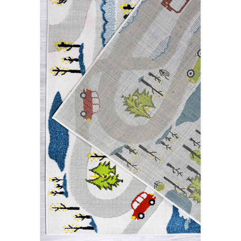 Rohrbaugh Rectangle Indoor / Outdoor Area Rug, Rectangle 2'7" x 4'11"